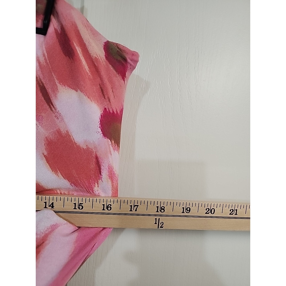 Tommy Bahama Pink Watercolor Leopard Beaded Halter Maxi Dress XL Sleeveless - Picture 8 of 14